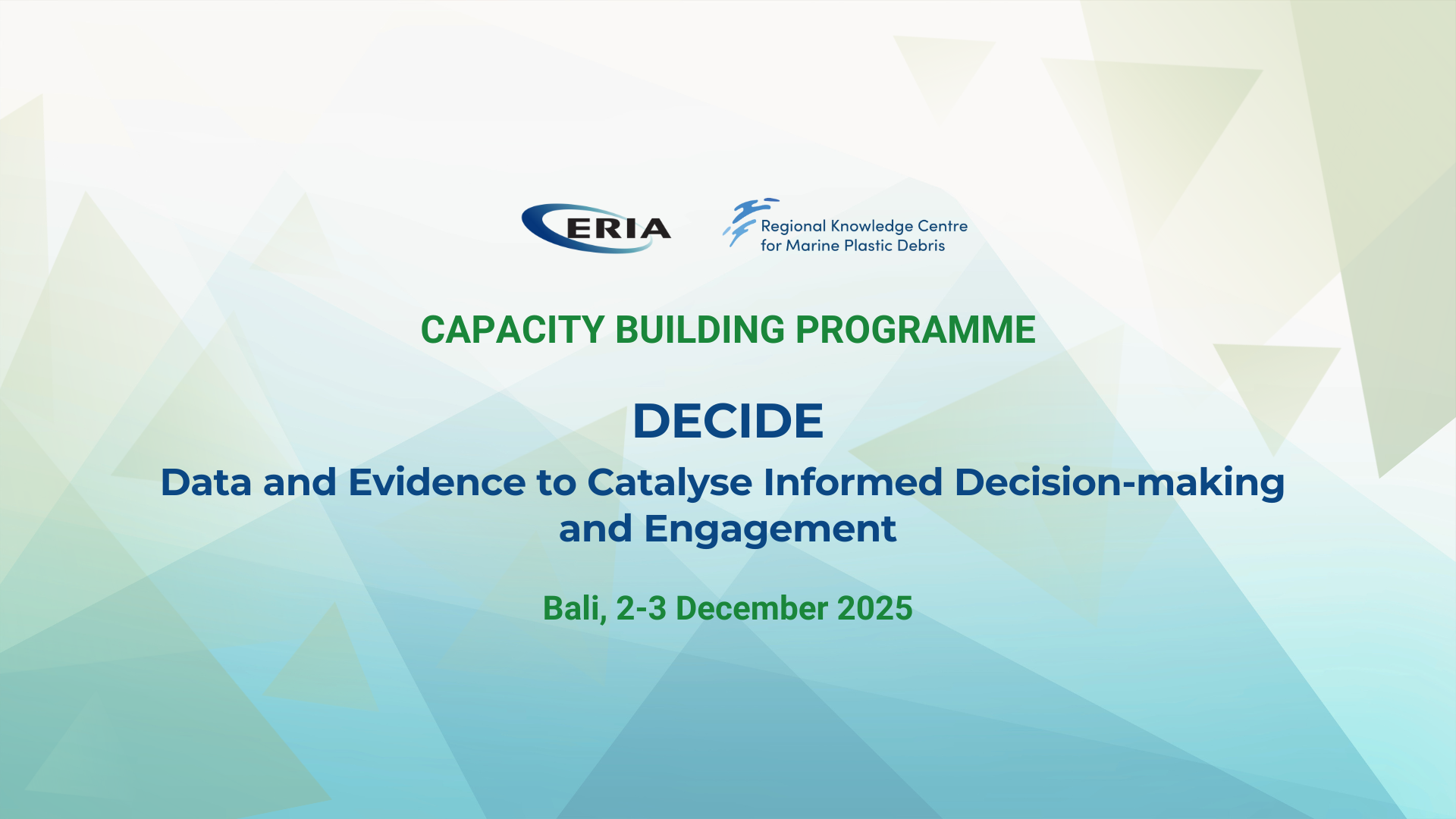 DECIDE: Data and Evidence to Catalyse Informed Decision-making and Engagement